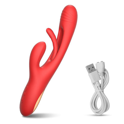 Rabbit Patting Vibrator Clitoris Stimulator Massager Powerful G Spot Vibrating Sex Toy Female Masturbator Adult Products