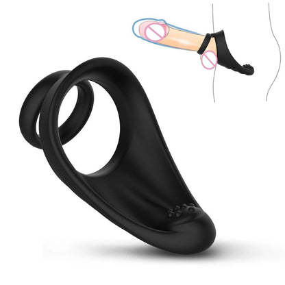 Penile ring, men's ring, couple's ring, delay ejaculation ring, scrotum tie, sex lock ring, sex toy for men, erection, prostate massager