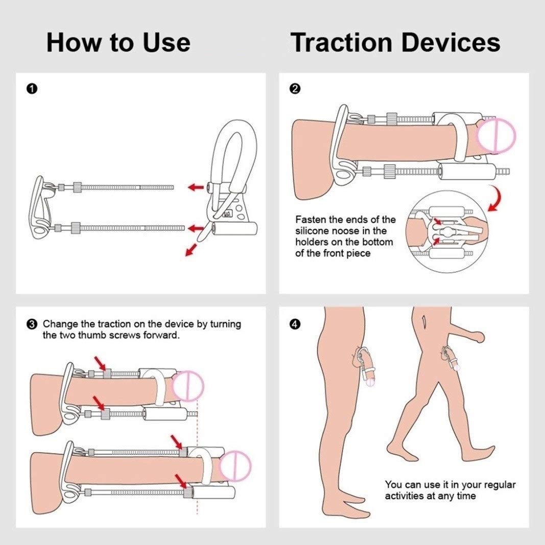 Penis Enlargement Device Sex Toys for Men Penis Extender Male Masturbator Penis Extender Penile Penis Massager Stretching Growth
