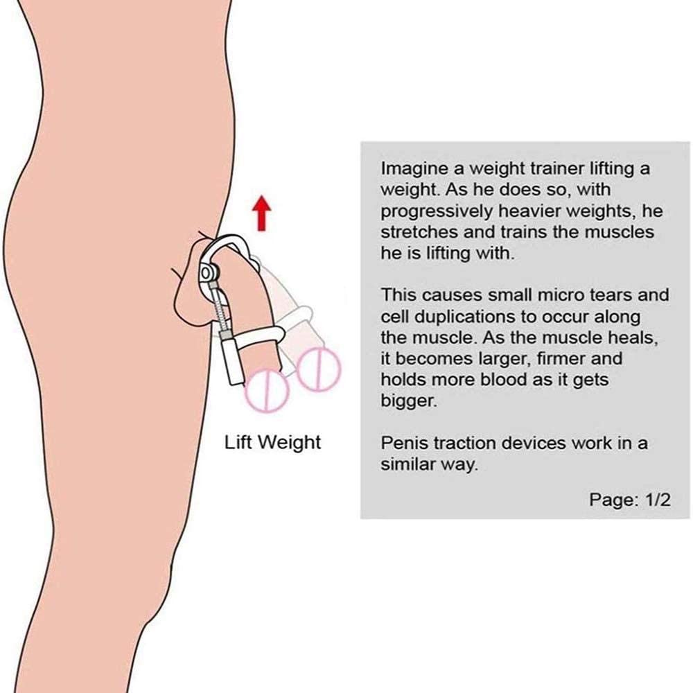Penis Enlargement Device Sex Toys for Men Penis Extender Male Masturbator Penis Extender Penile Penis Massager Stretching Growth