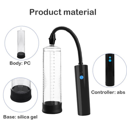 Penis Pump Vacuum Pump Sex Toy for Men Gays Penis Pump Enlarger Male Masturbator Bigger Growth Enlargement Device Sex Products