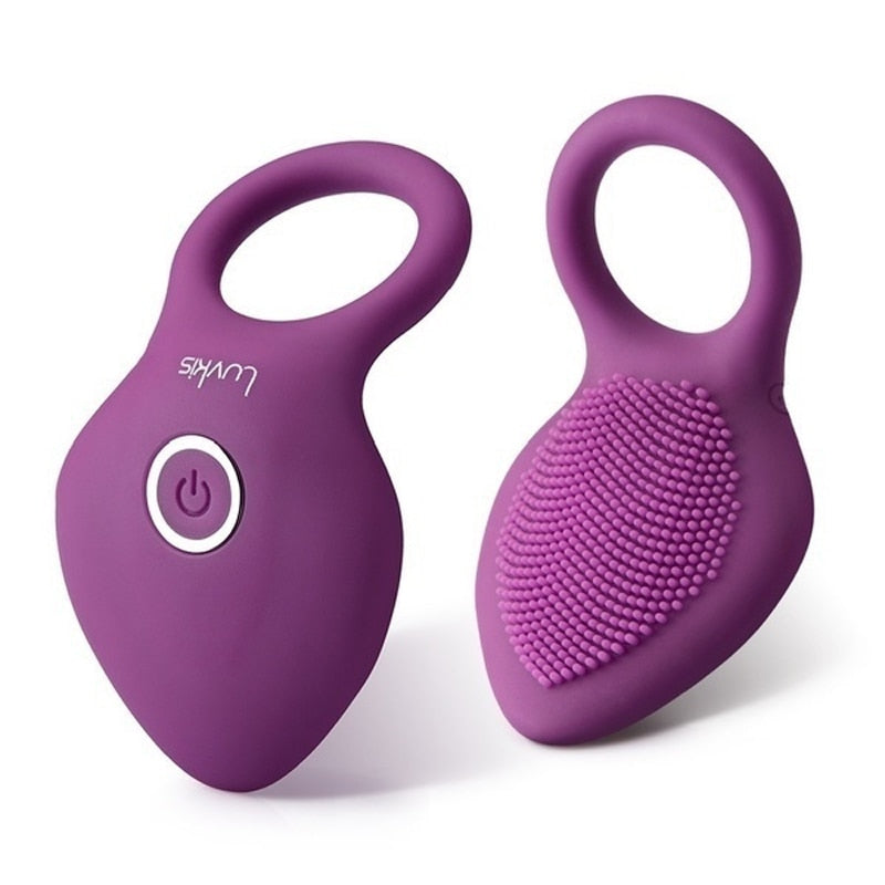 Penis Ring Vibrating Clitoris Stimulator G-Spot Sex Toys for Couples Vibro Delay Lick Vagina Orgasm Lock Fine Sleeve Vibrator