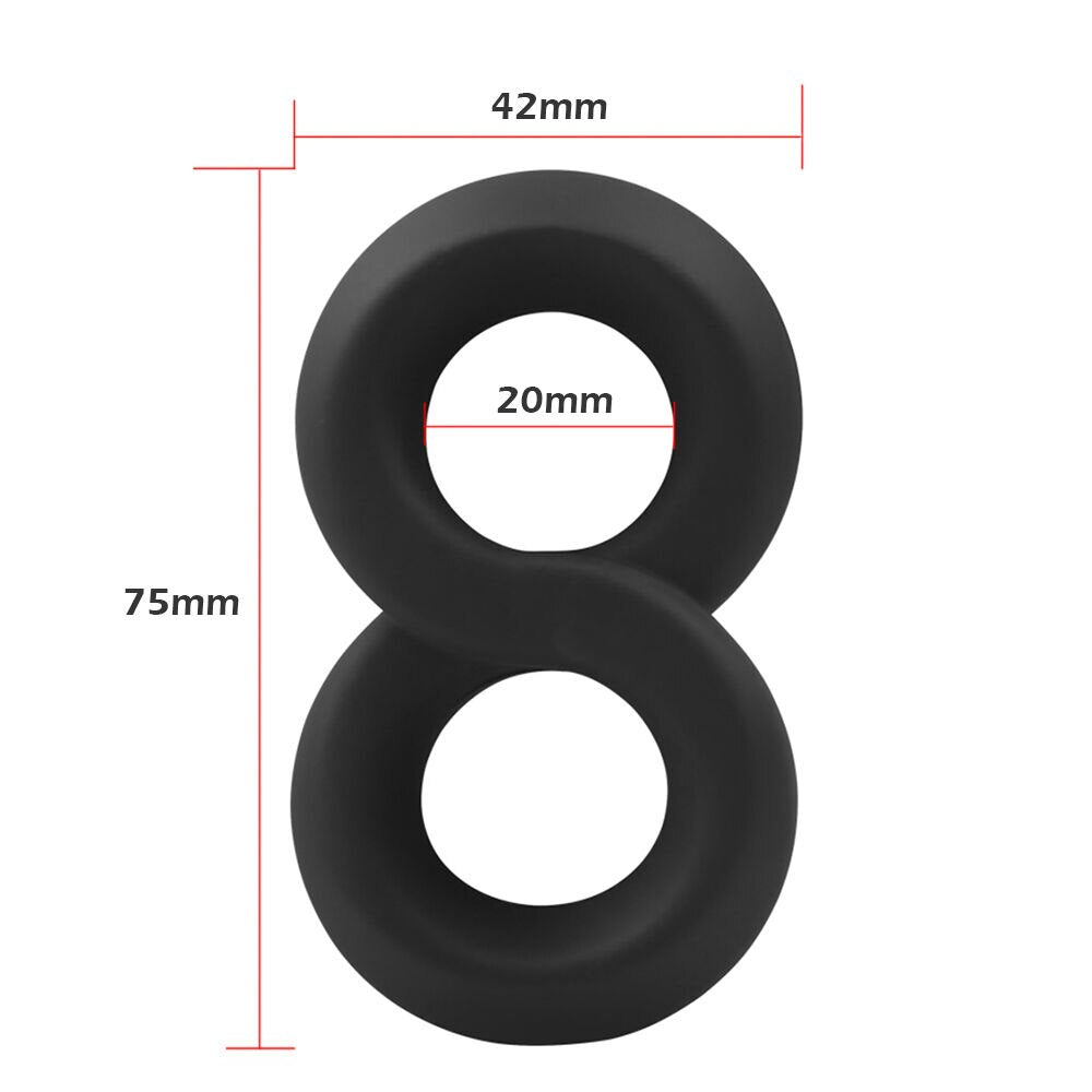 Penis Sleeve Ring Male Delayed Ejaculation Cock Ring Penis Enlargement Penis Attachment Male Cock Chastity Cage Sex Toys for Men