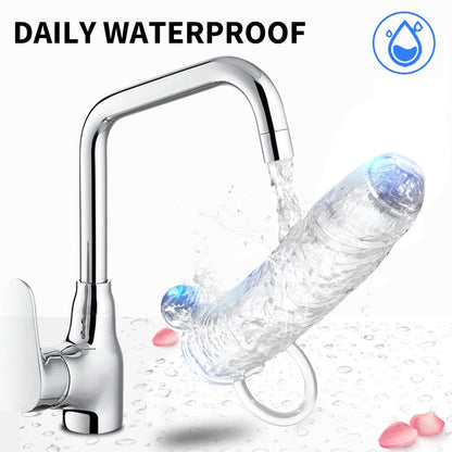 Penis Vibrator Extender Sleeve Delay Ejaculation Reusable Condom Extension Cock Ring Adult Toy for Adults Dick Enlarger
