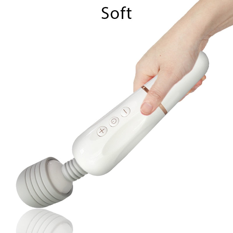 Powerful AV Magic Wand Body Massager, USB Charge G-Spot Vibrator for Women. Adult Vibrator Sex Toys for Women. Female Sex Products.