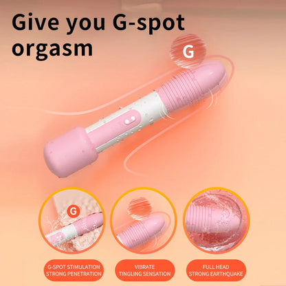 Powerful Bullet Vibrator, App Bluetooth Control, Clitoral G-Spot Stimulation Massager, Mini Anal Pussy Stimulator Sex Toy for Women