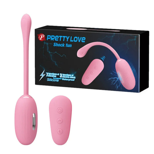Pretty Love Female Masturbator Electro Shock Pulse Vagina Vibrator G-spot Clitoral Stimulator Electric Kegel Sex Toy For Woman