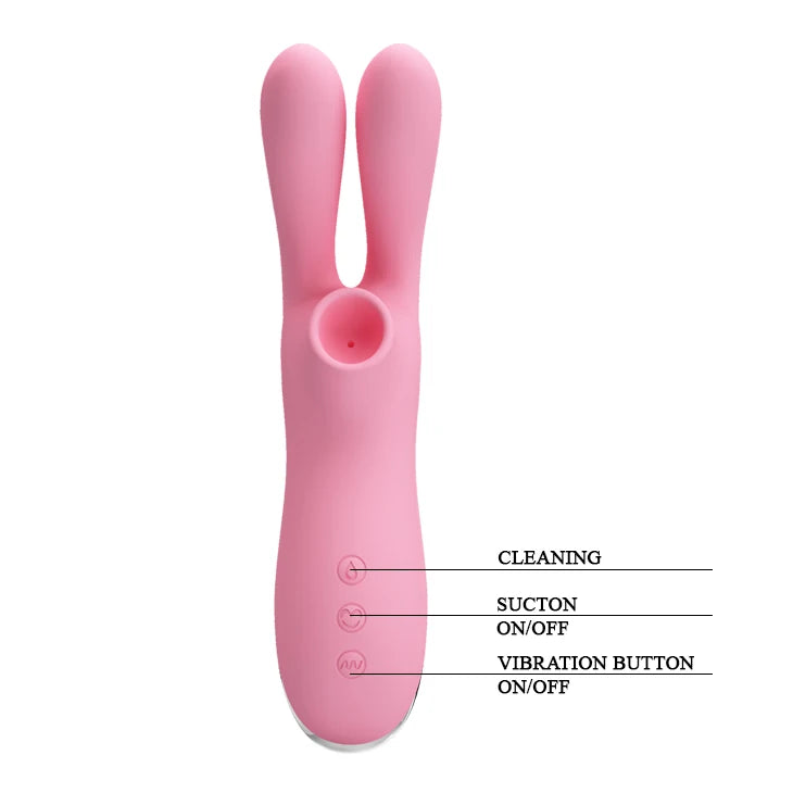 Pretty Love Sucking Vibrator Nipple Clit Sucker Clitoris Stimulator G-Spot 7 Speeds Sucker Vibrator for Women Sex Toys for Adults
