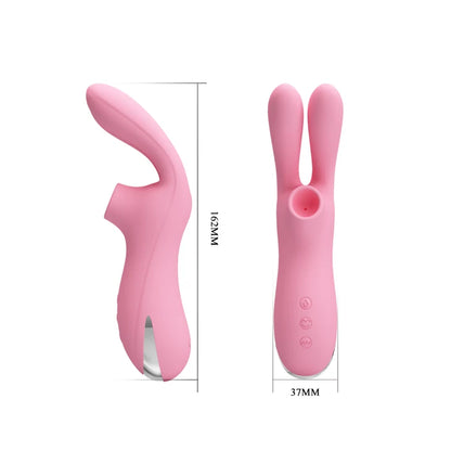Pretty Love Sucking Vibrator Nipple Clit Sucker Clitoris Stimulator G-Spot 7 Speeds Sucker Vibrator for Women Sex Toys for Adults