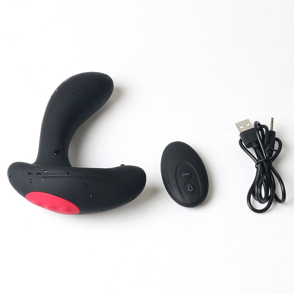 Wireless Remote Control Male Prostate Massager Inflatable Anal Plug Vibrating Butt Plug Anal Dilator Vibrator Sex Toys For Men