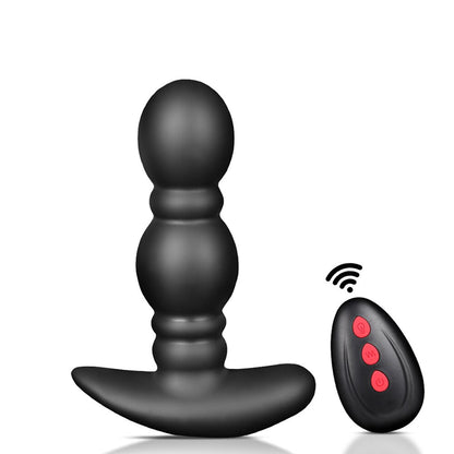 Wireless Remote Control Prostate Massager Inflatable Anal Plug Vibrating Butt Plug Anal Dilator Vibrator Sex Toy for Men