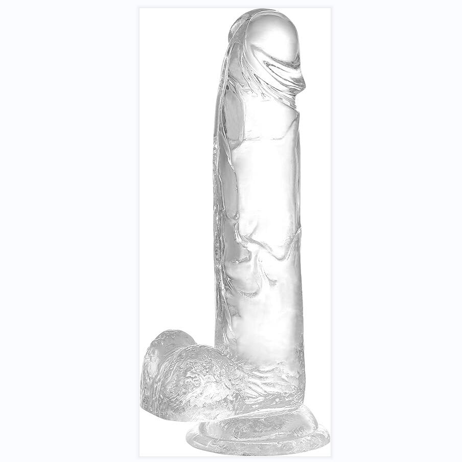 7.3-inch soft dildo. Realistic dildo. Human-safe material. With powerful suction cups. Suitable for women/men/gay. Adult toys for women or beginners.