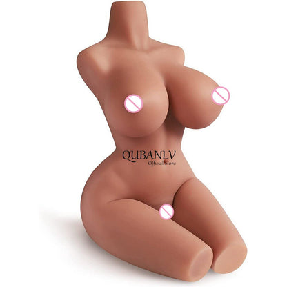 9KG High Quality TPE Torso Toy Realistic Sexy Breast Vagina Anal Dual Channel Masturbation Real Size Adult Product