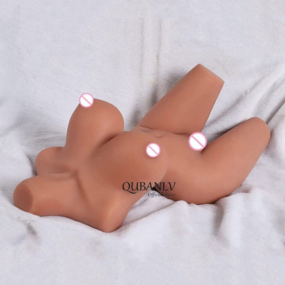 9KG High Quality TPE Torso Toy Realistic Sexy Breast Vagina Anal Dual Channel Masturbation Real Size Adult Product