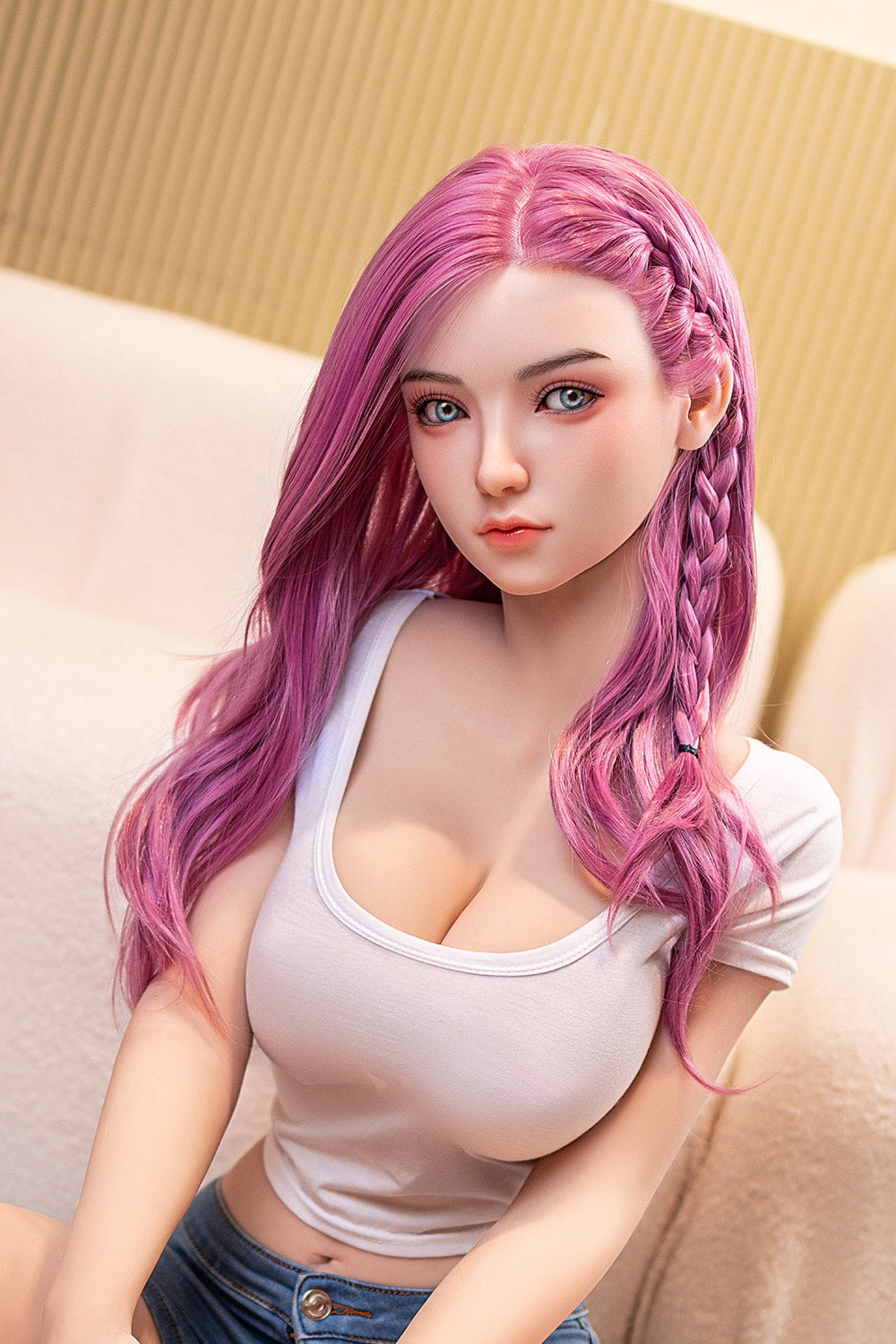 Thailand Stock-Harriet / 160cm Head TPE Real-life Young Curvy Girl Sex Doll [THdoll-1001]