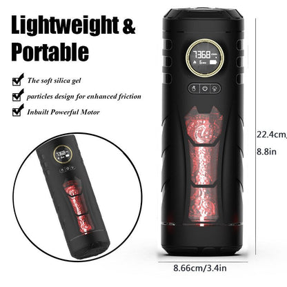 เครื่องสั่น RGB สำหรับผู้ใหญ่เซ็กซ์ทอยสำหรับผู้ชายถ้วยสำเร็จความใคร่อัตโนมัติดูดความร้อนอัตโนมัติชาย