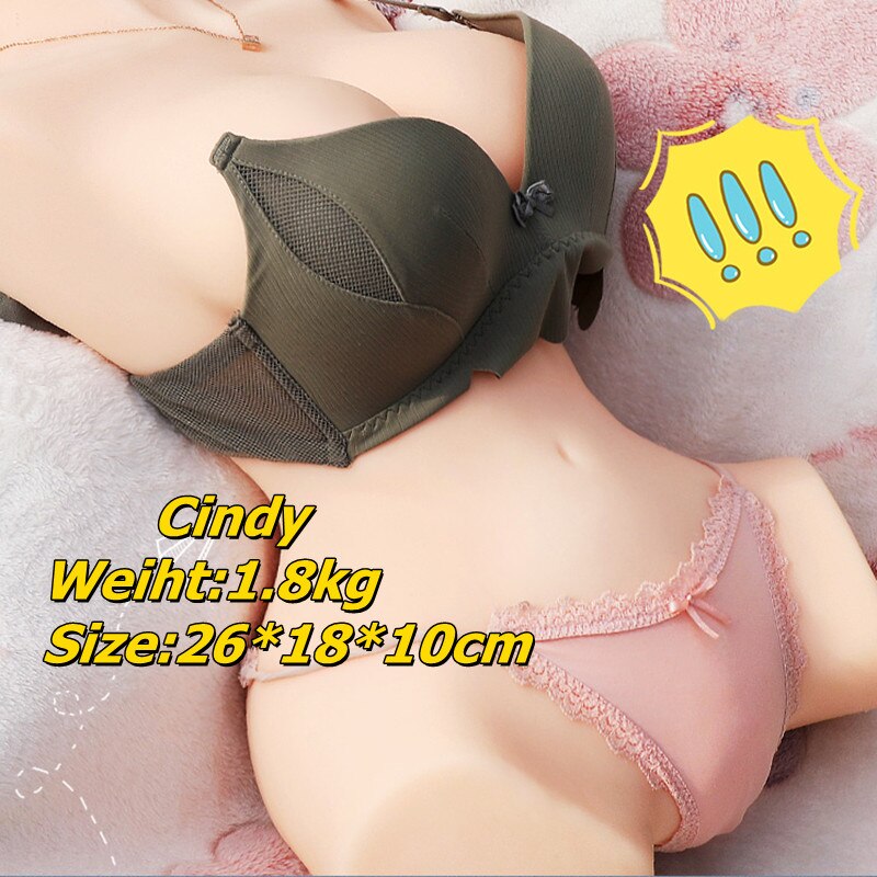 Real Soft Fake Torso Anus Vagina Male Masturbator Sex Toys for Men 18 Men Masterbater Artificial Vagina Anal SexDoll
