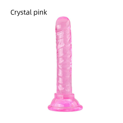 Realistic Dildo Vagina Anal Butt Plug Penis with Suction Cup, Non-Vibrating Sex Toys for Woman Masturbation Adult Toys