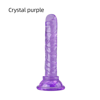 Realistic Dildo Vagina Anal Butt Plug Penis with Suction Cup, Non-Vibrating Sex Toys for Woman Masturbation Adult Toys