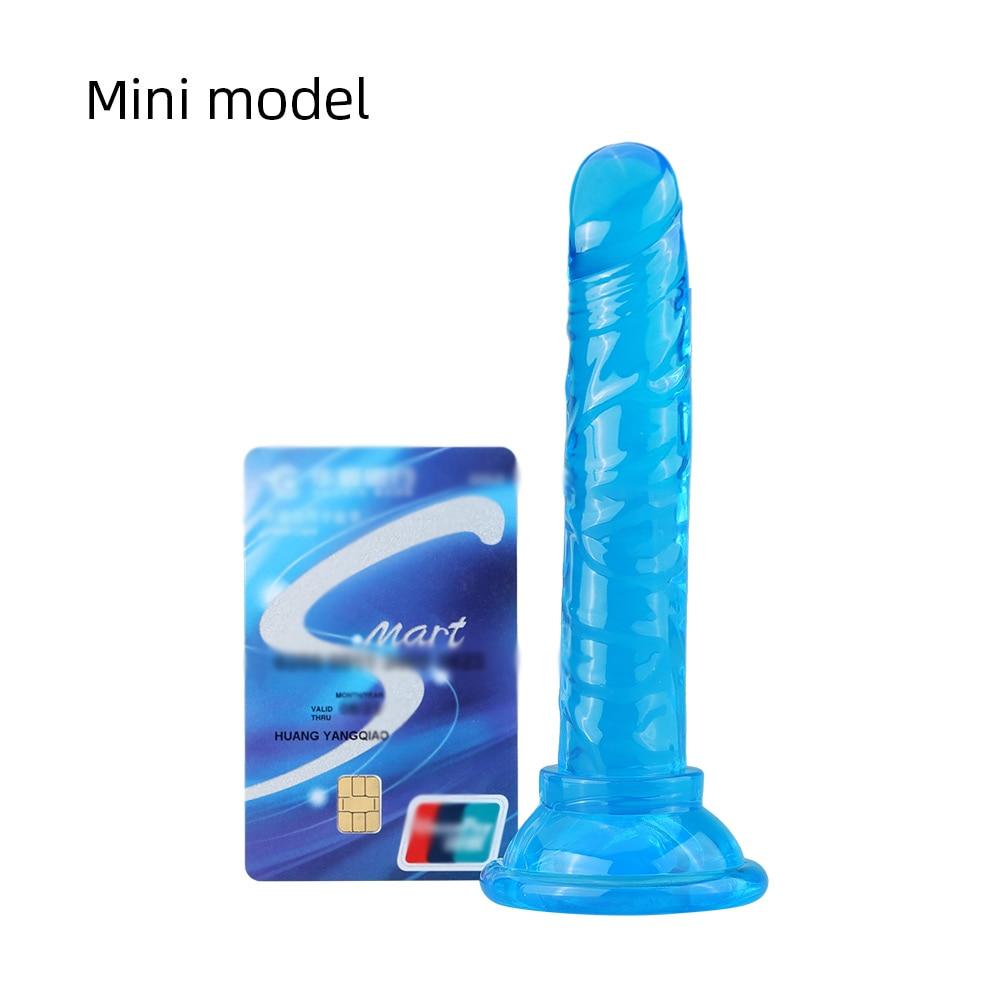 Realistic Dildo Vagina Anal Butt Plug Penis with Suction Cup, Non-Vibrating Sex Toys for Woman Masturbation Adult Toys