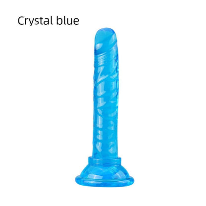 Realistic Dildo Vagina Anal Butt Plug Penis with Suction Cup, Non-Vibrating Sex Toys for Woman Masturbation Adult Toys