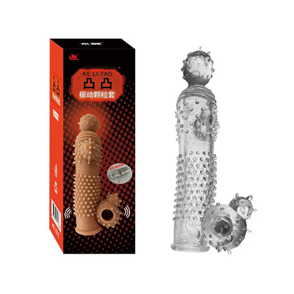 Realistic Penis Sleeve Extender, Reusable Dildos Condom, Delay Ejaculation, Dick Enlargement, Sex Toys for Men