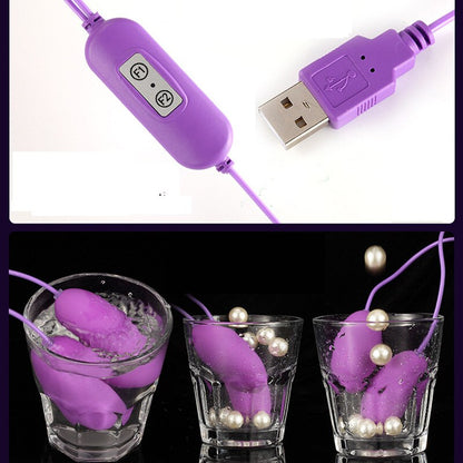 Remote Control Vibrating Egg Sex Toys for Women Clitoris Stimulator USB Charger Double Jump Egg Female Masturbation Sex Shop