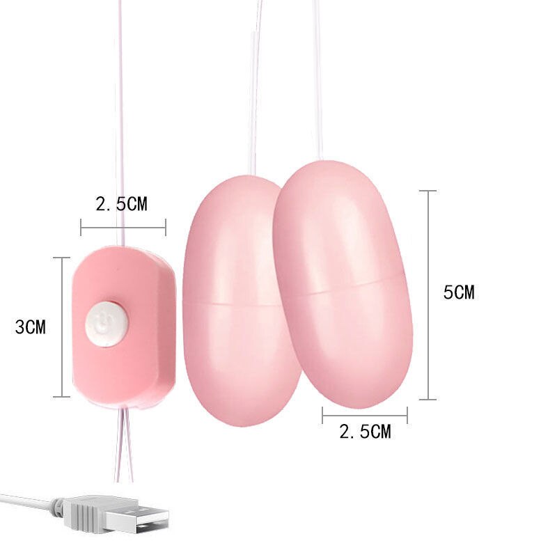Remote Control Vibrating Egg Sex Toys for Women Clitoris Stimulator USB Charger Double Jump Egg Female Masturbation Sex Shop