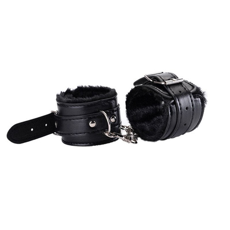 Restraint Handcuffs Neck Sex Collar Leash Bedroom Flirting BDSM Slave Sex Toys for Women Couples Games No Anal Plug Sexy Toys