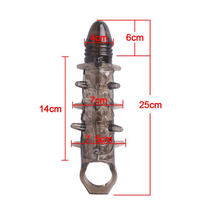 ขนาดใหญ่เครื่องขยายอวัยวะเพศชายเสื้อ Reusable ถุงยางอนามัย Delayed Ejaculation Cock แหวน Dick Enlargemen เซ็กซ์ทอยสำหรับชาย Intimate ดี