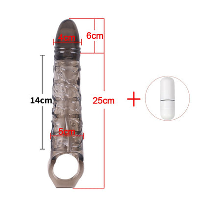ขนาดใหญ่เครื่องขยายอวัยวะเพศชายเสื้อ Reusable ถุงยางอนามัย Delayed Ejaculation Cock แหวน Dick Enlargemen เซ็กซ์ทอยสำหรับชาย Intimate ดี