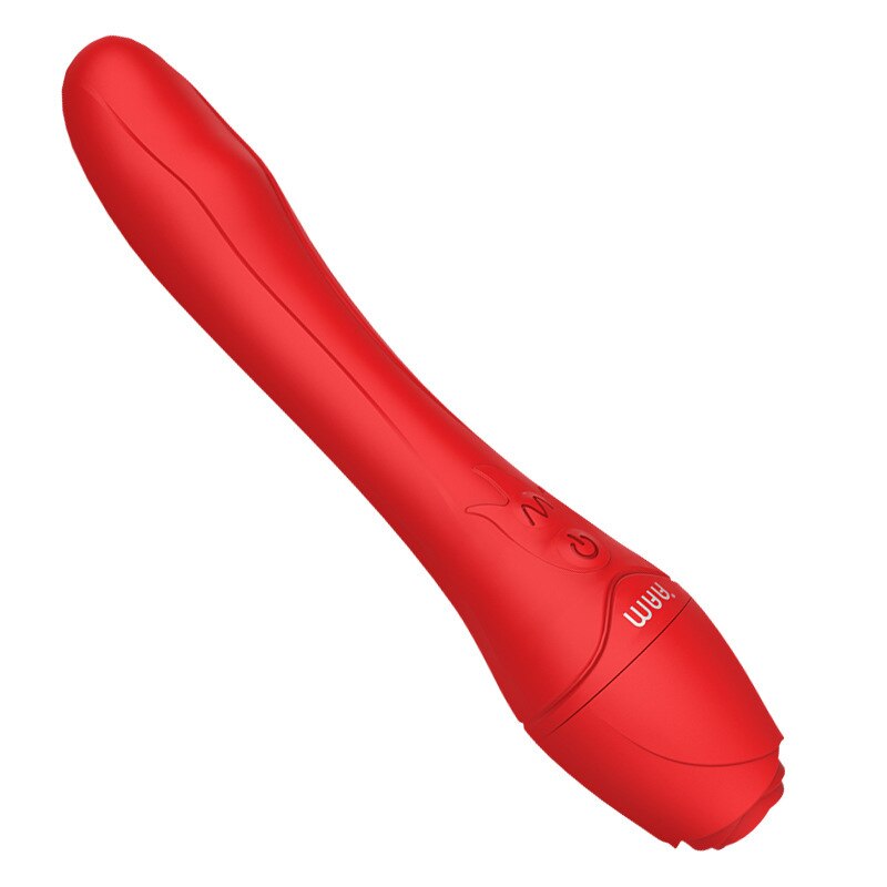 Rose Vibrator with Heater for Female Masturbation, Adult Arousal Accessory, Sex Toy for Sex, Dildo for Anal Sex Toy