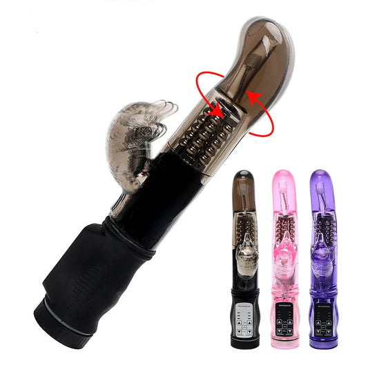 Rotating Dildos Anal Plug Rabbit Vibrators for Women Clitoris Vagina Butt Massage Sex Toys Adult Erotic Machine Female Sextoy Shop