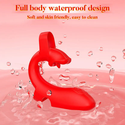 2-in-1 Wearable Finger Vibrator Clitoral G-Spot Trigger Stimulator 10-Speed Vaginal Massager Masturbation Sex Toy For Women Adults 18+