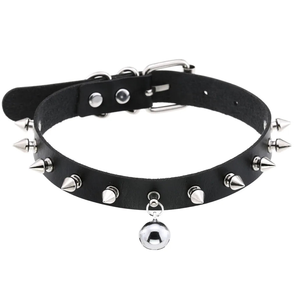BDSM Different Style Fashion Punk Men Torques Necklace Gothic PU Leather Choker Collar Necklace Women Body Chain