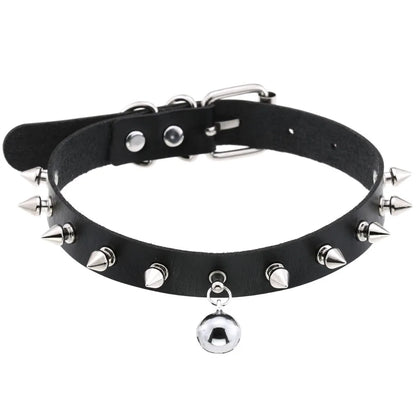 BDSM Different Style Fashion Punk Men Torques Necklace Gothic PU Leather Choker Collar Necklace Women Body Chain