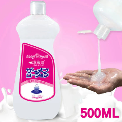 Lubricant for Men, Women, Sex Toys: Creamy, Viscous, Water-Based Oil. Lubricating Anal/Vaginal. Adult Imitation Semen. Sex Shop.