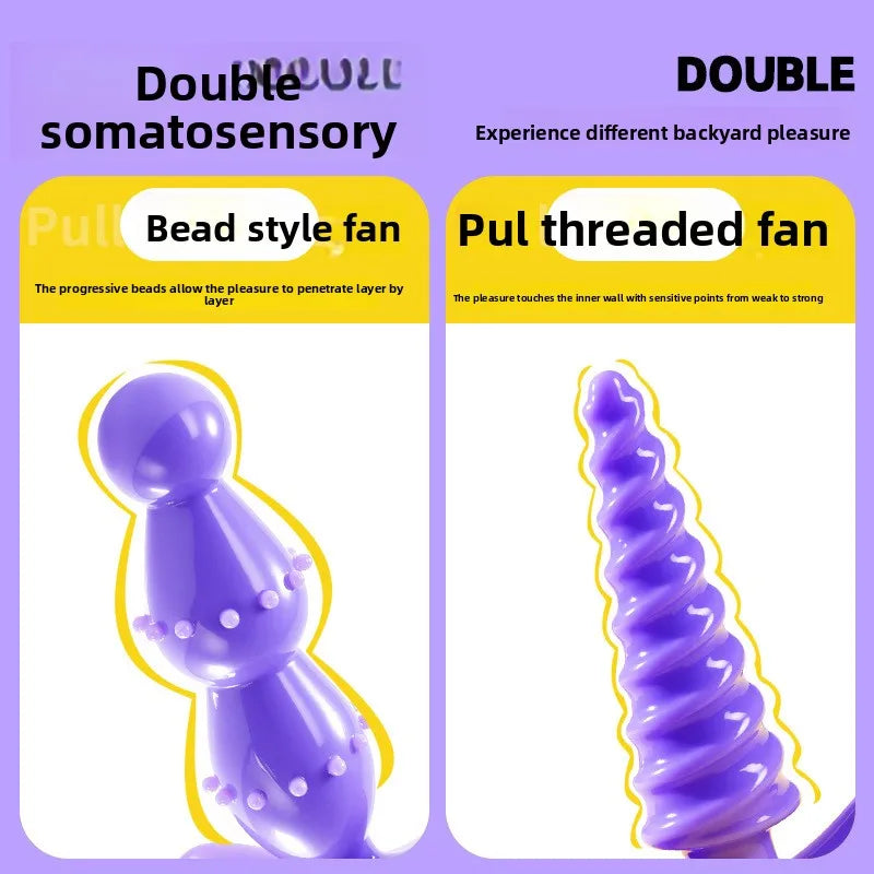 Adult Silicone Anal Beads Plug Intimates Accessories Fetish BDSM Buttplug Tail Sex Toys Games Dilator Anus Erotic Gadgets