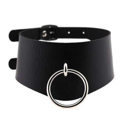 BDSM Different Style Fashion Punk Men Torques Necklace Gothic PU Leather Choker Collar Necklace Women Body Chain