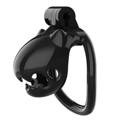 Furry Cute Male Chastity Cage CB Lock SM Flirting Adult Toy Bondage Device for Gay Erotic Urethral Lock with 4-Ring Wrapped Penis