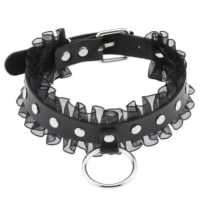 BDSM Different Style Fashion Punk Men Torques Necklace Gothic PU Leather Choker Collar Necklace Women Body Chain