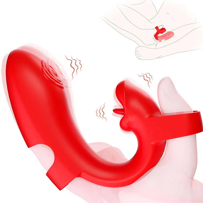 2-in-1 Wearable Finger Vibrator Clitoral G-Spot Trigger Stimulator 10-Speed Vaginal Massager Masturbation Sex Toy For Women Adults 18+