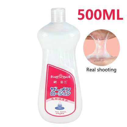 200/300/500ml Sex Viscous Lubricant.Milk-white Lubricating Oil for Vagina Anal.Water-soluble Lubricants for Adult Goods Sex Toys