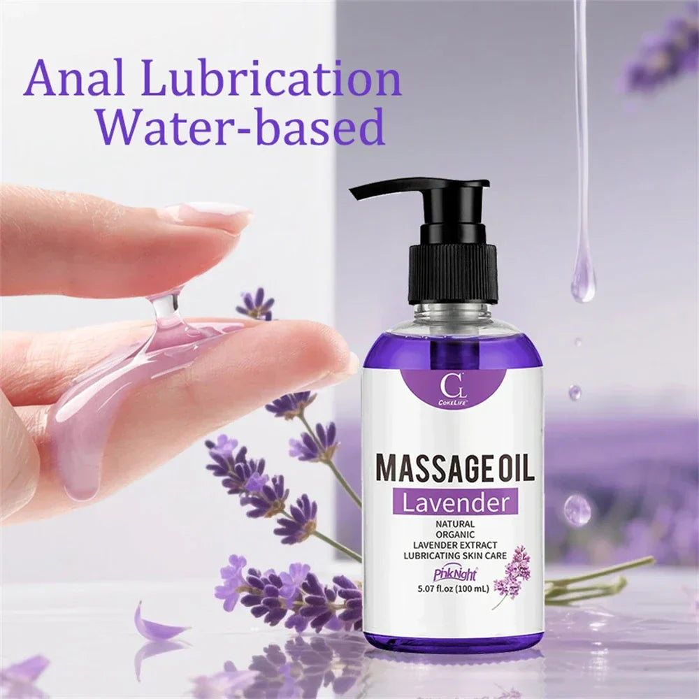 Anal Lubricant Penetration Anal Water-Based Intimate Orgasm Gel Lavender Sex Lube Body Massage Oil Vaginal Sexy Toy Lubricants