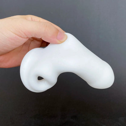 Vacuum Massager Sex Cup Reusable Male Soft Silicone Masturbator Portable Pocket Penis Long-Lasting Trainer Pussy Adult Games