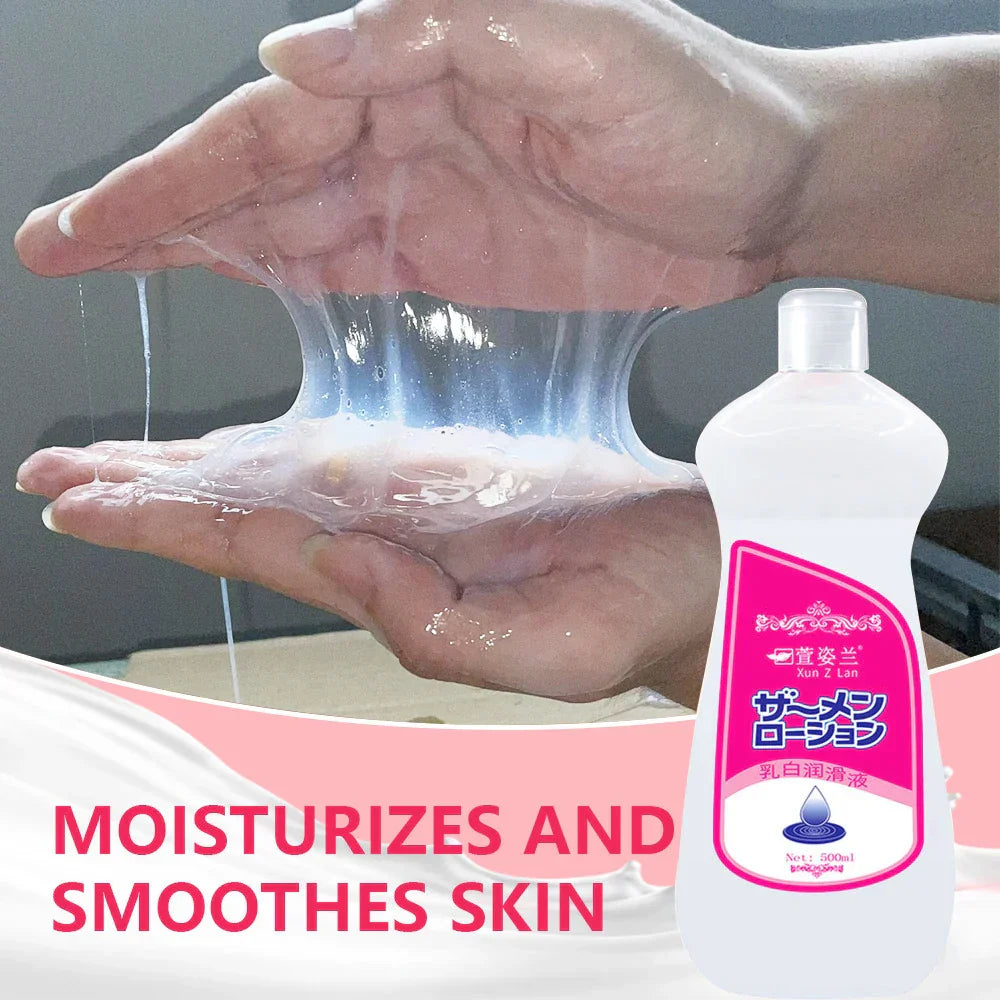 Lubricant for Men, Women, Sex Toys: Creamy, Viscous, Water-Based Oil. Lubricating Anal/Vaginal. Adult Imitation Semen. Sex Shop.