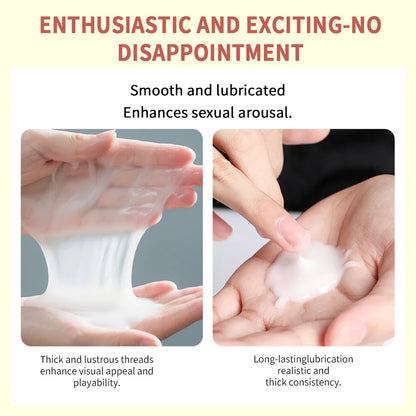 Long-Lasting Semen-Like Lubricant – Thick Creamy Water-Based Formula for Women. Based Lube For Sex.Anal Lube. Men & Couples