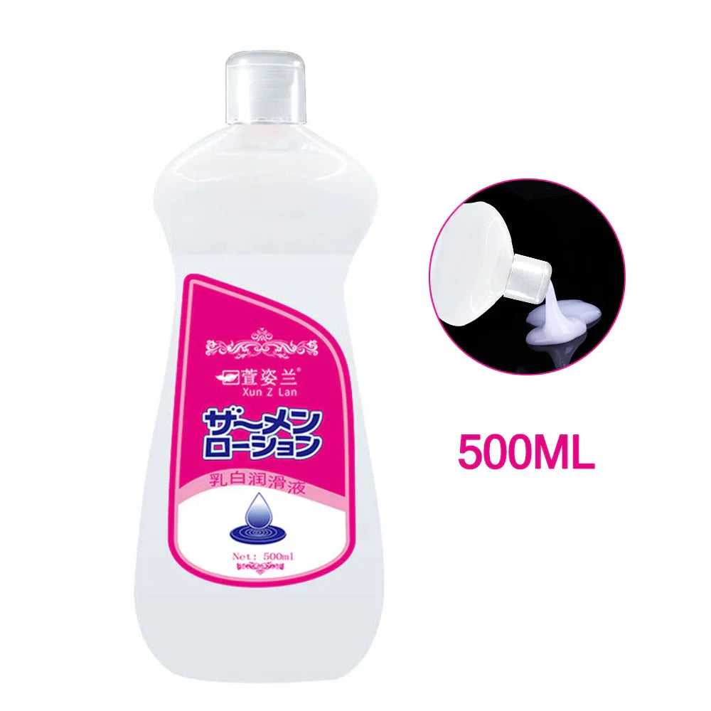 Lubricant for Men, Women, Sex Toys: Creamy, Viscous, Water-Based Oil. Lubricating Anal/Vaginal. Adult Imitation Semen. Sex Shop.
