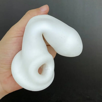 Vacuum Massager Sex Cup Reusable Male Soft Silicone Masturbator Portable Pocket Penis Long-Lasting Trainer Pussy Adult Games