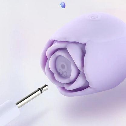 Rose Sucking Sex Toys Dildo Vibrator for Women 3-in-1 Thrusting G Spot Anal Vibrator Stimulator Female Vibrating Adult Toys